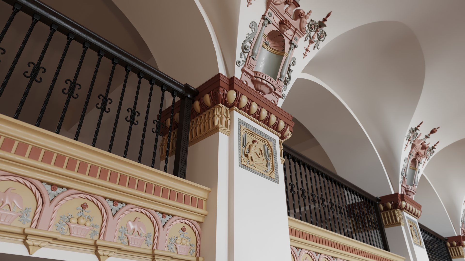 Baker Hotel and Spa Renovation Concept, Balcony clients original