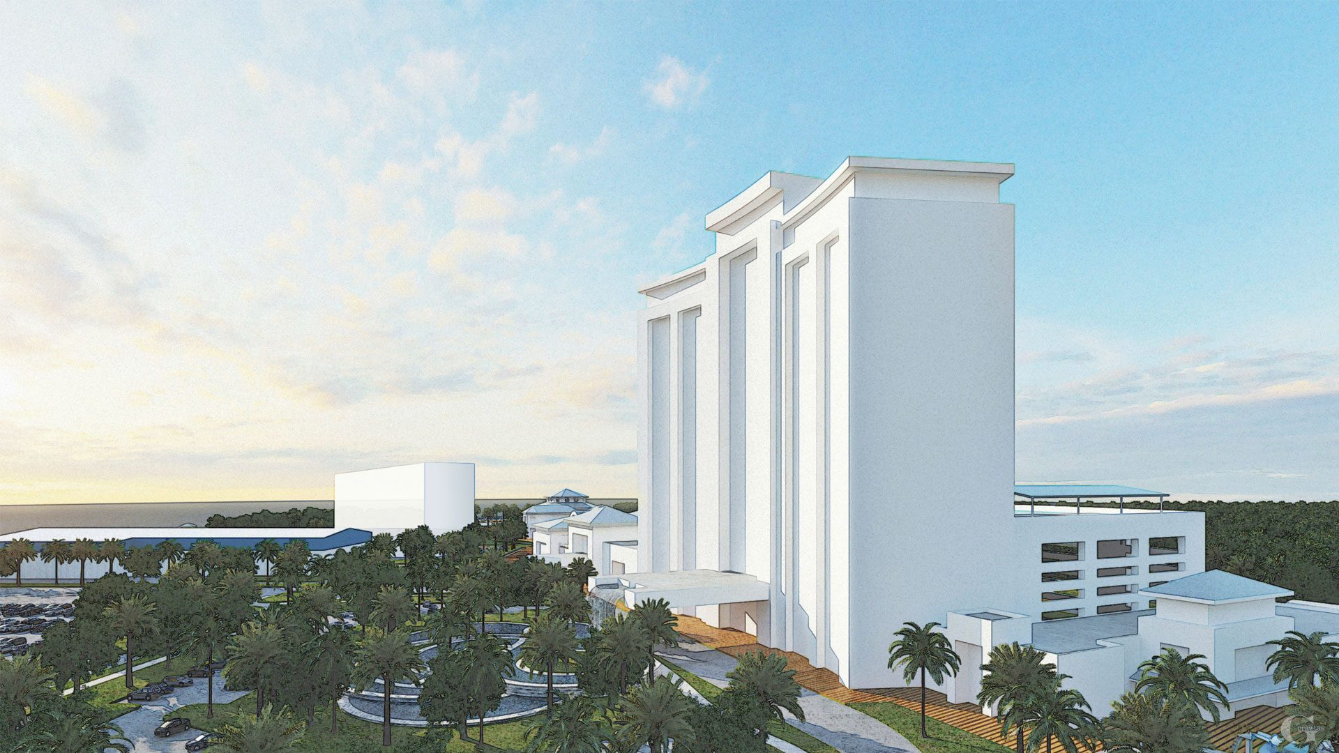 Biloxi Bay Hotel and Casino Concept, Street view client original