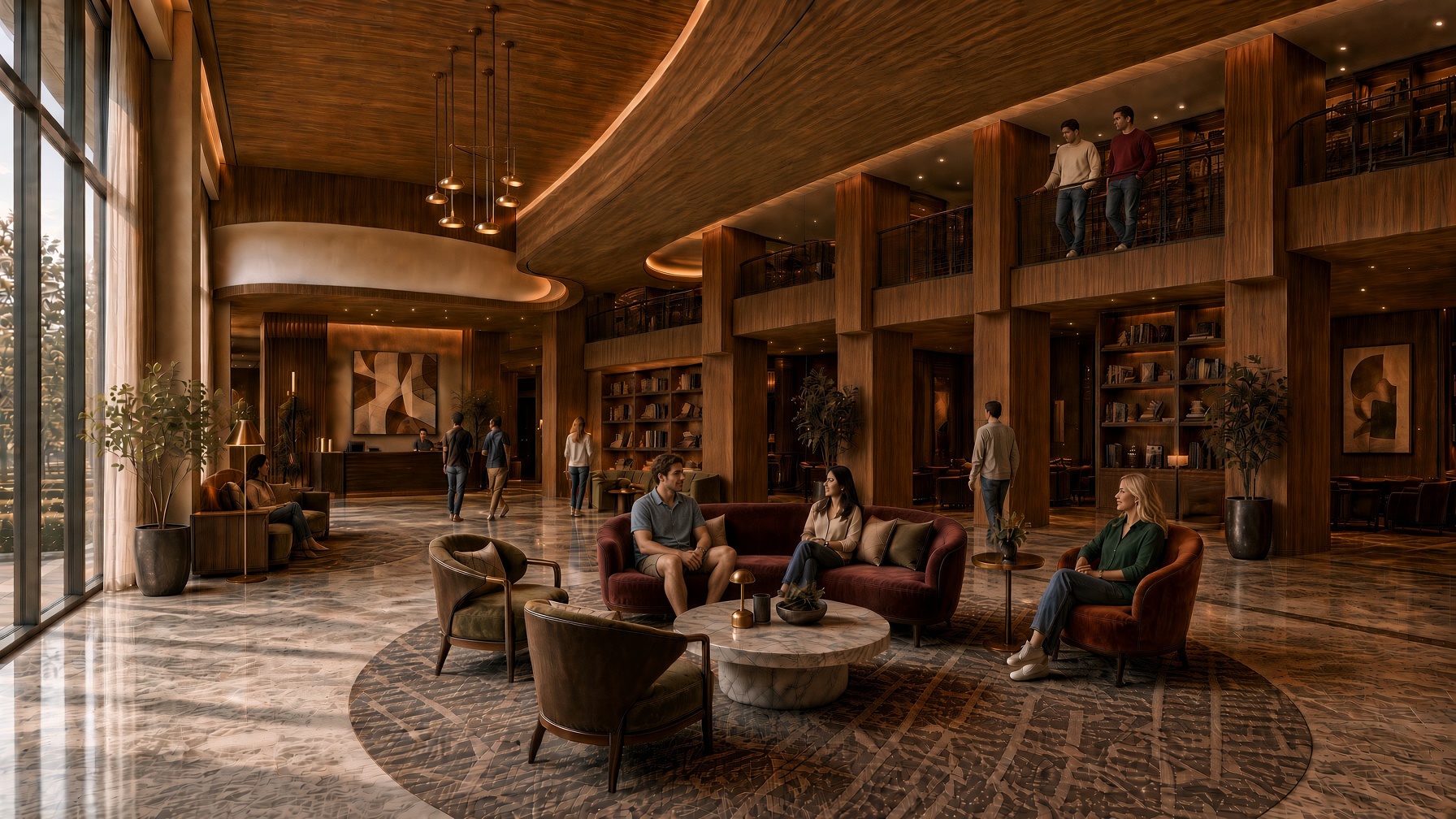 Biloxi Bay Hotel and Casino Concept, Lobby