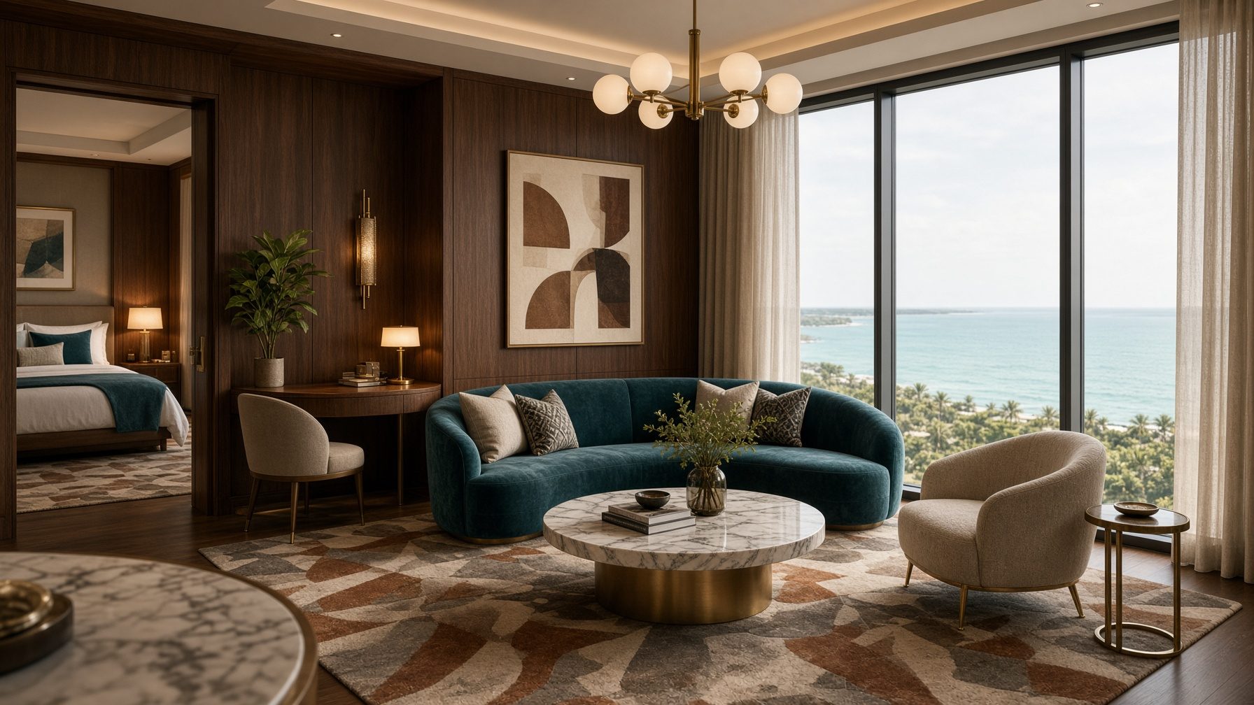Biloxi Bay Hotel and Casino Concept, Guest suite