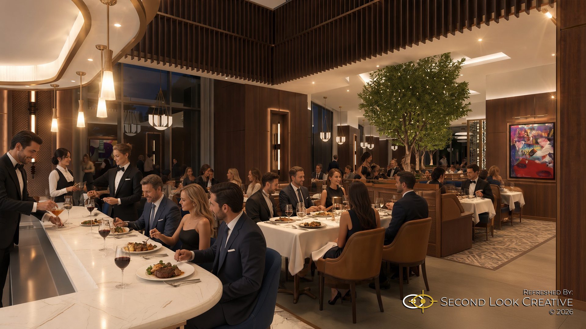 Mack Allen’s, Dining Room refreshed original