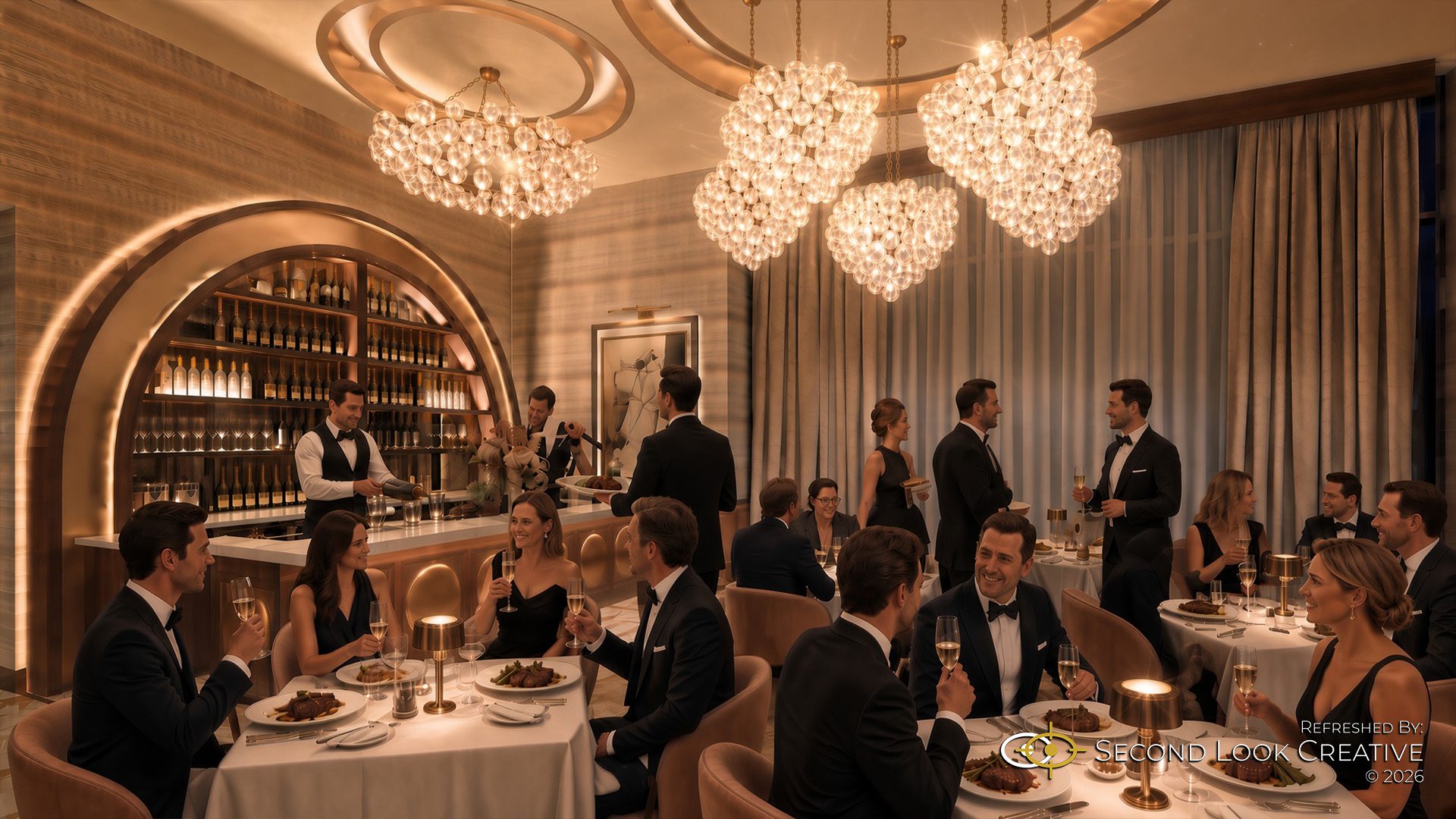 Mack Allen’s, Champagne Room refreshed original
